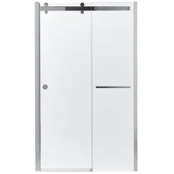 GoodHome Porte de douche coulissante Naya transparent 120 cm
