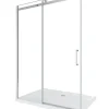 Laneri Porte de douche de 8 mm pour installation en niche H.190 avec ouverture coulissante et rèversible - 160 cm