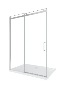 Laneri Porte de douche de 8 mm pour installation en niche H.190 avec ouverture coulissante et rèversible - 180 cm