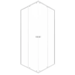 Galedo Porte de douche en angle blanc Spot 90 x 90cm* Porte De Douche