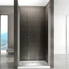 Saniverre Porte de douche GINA H.195 réglable de 96 à 100 cm verre 6 mm transparent -