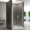 Saniverre Porte de douche KAYA H.180 réglable de 92 à 95 cm verre 6 mm opaque -