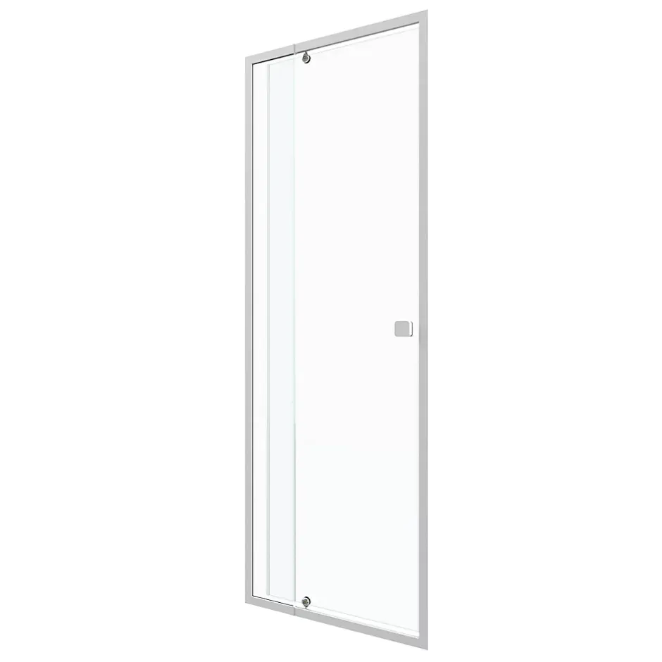 Galedo Porte de douche pivotante blanc Spot transparent 70 à 80cm* Porte De Douche