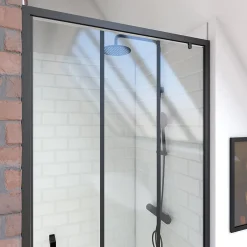Galedo Porte de douche pivotante noir FactorX 80cm* Porte De Douche