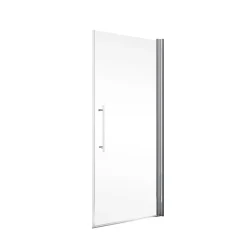 Schulte Porte de douche pivotante l.70 x H.192 cm, verre transparent anticalcaire, profilé chromé, NewStyle* Porte De Douche