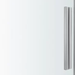 GoodHome Porte de douche pivotante Ezili transparent alu brossé 90 cm* Porte De Douche