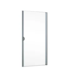 Schulte Porte de douche pivotante l.80 x H.180 cm, verre transparent, profilé alu-argenté, Sunny I* Porte De Douche