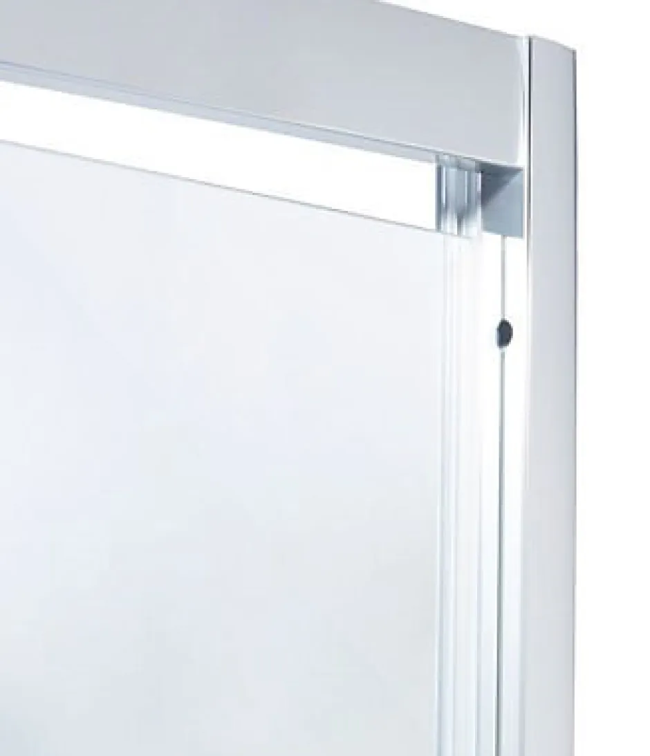 Cooke & Lewis Porte de douche pivotante Onega transparente 70 cm