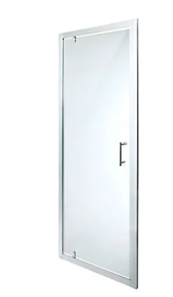 Cooke & Lewis Porte de douche pivotante Onega transparente 80 cm