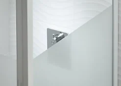 Cooke & Lewis Porte de douche pivotante Onega sérigraphié 80 cm