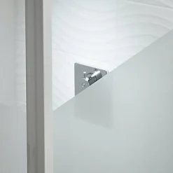 Cooke & Lewis Porte de douche pivotante Onega sérigraphié 80 cm