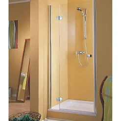 Schulte Porte de douche pivotante gauche anticalcaire 120x200 cm, blanc, MasterClass II