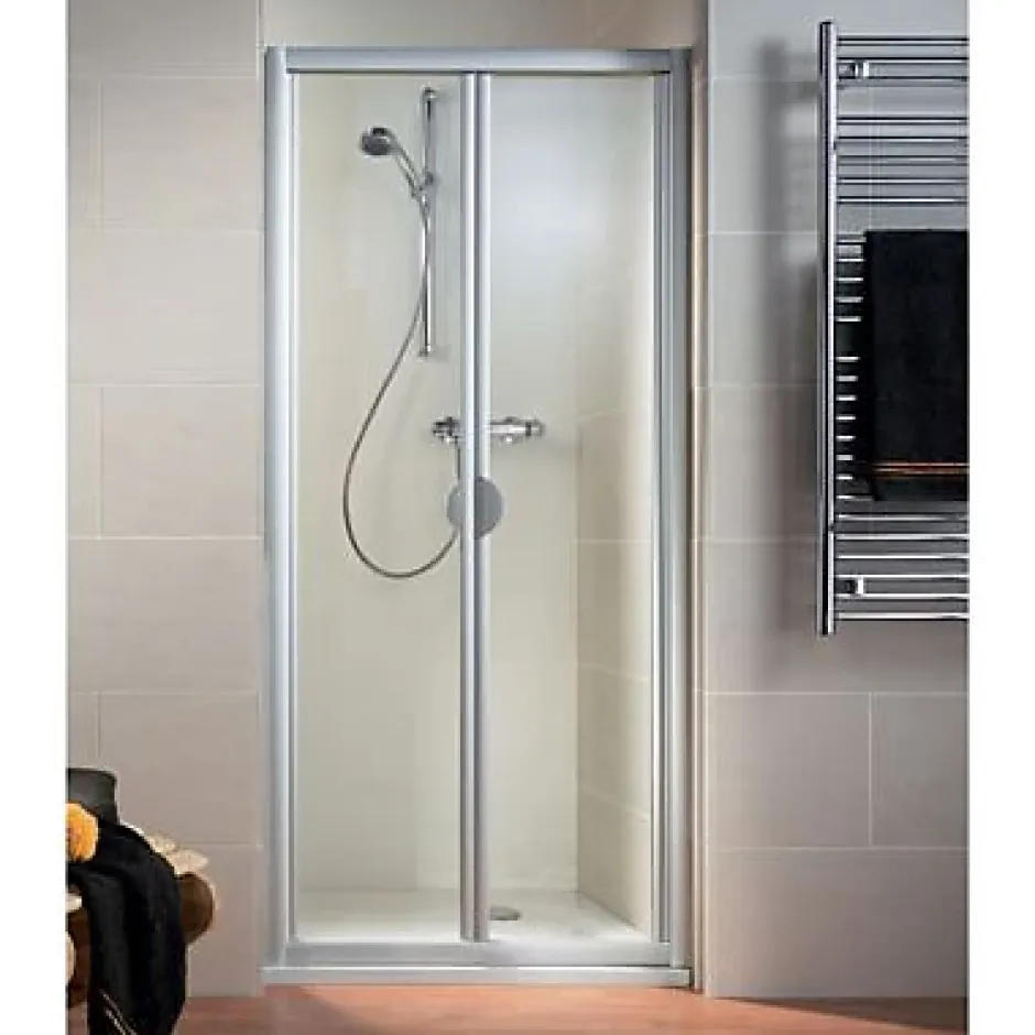 Schulte Porte de douche pliante 80 cm blanc, Phoenix* Porte De Douche