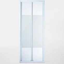 Cooke & Lewis Porte de douche pliante Onega sérigraphié 90 cm* Porte De Douche