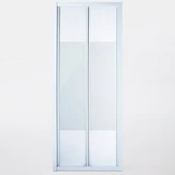 Cooke & Lewis Porte de douche pliante Onega sérigraphié 80 cm* Porte De Douche