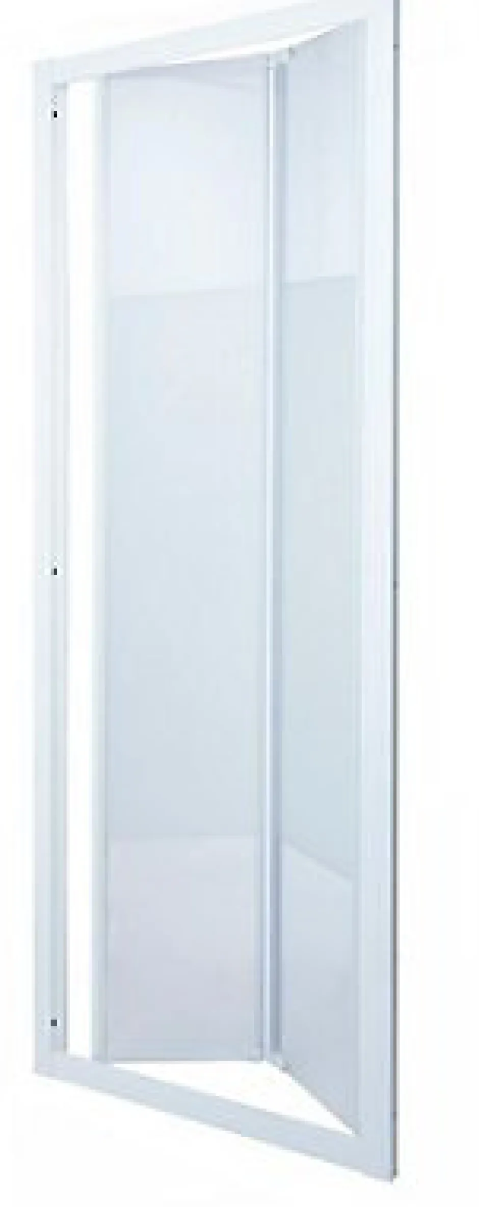 Cooke & Lewis Porte de douche pliante Onega sérigraphié 80 cm* Porte De Douche