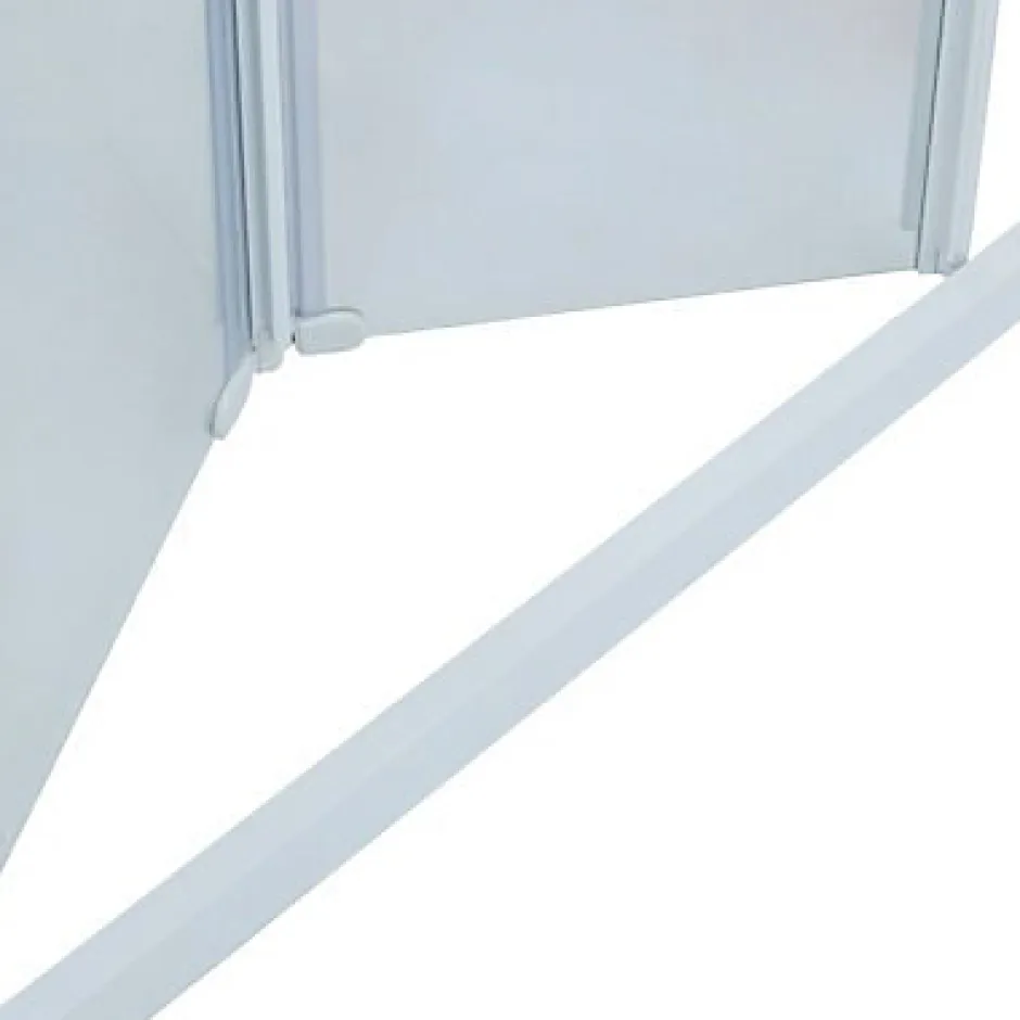 Cooke & Lewis Porte de douche pliante Onega sérigraphié 80 cm* Porte De Douche