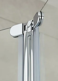 Cooke & Lewis Porte de douche pliante Onega transparent 80 cm
