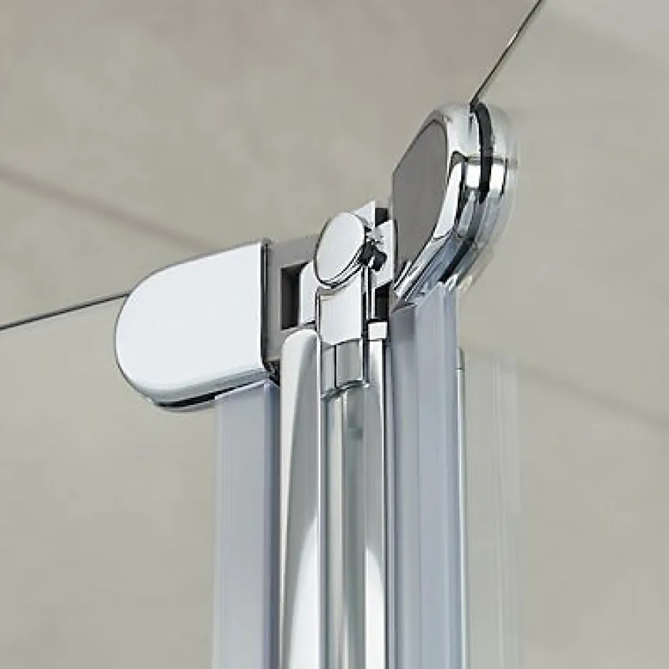 Cooke & Lewis Porte de douche pliante Onega transparent 80 cm