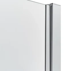 GoodHome Porte de douche semi pivotante Naya transparent 120 cm