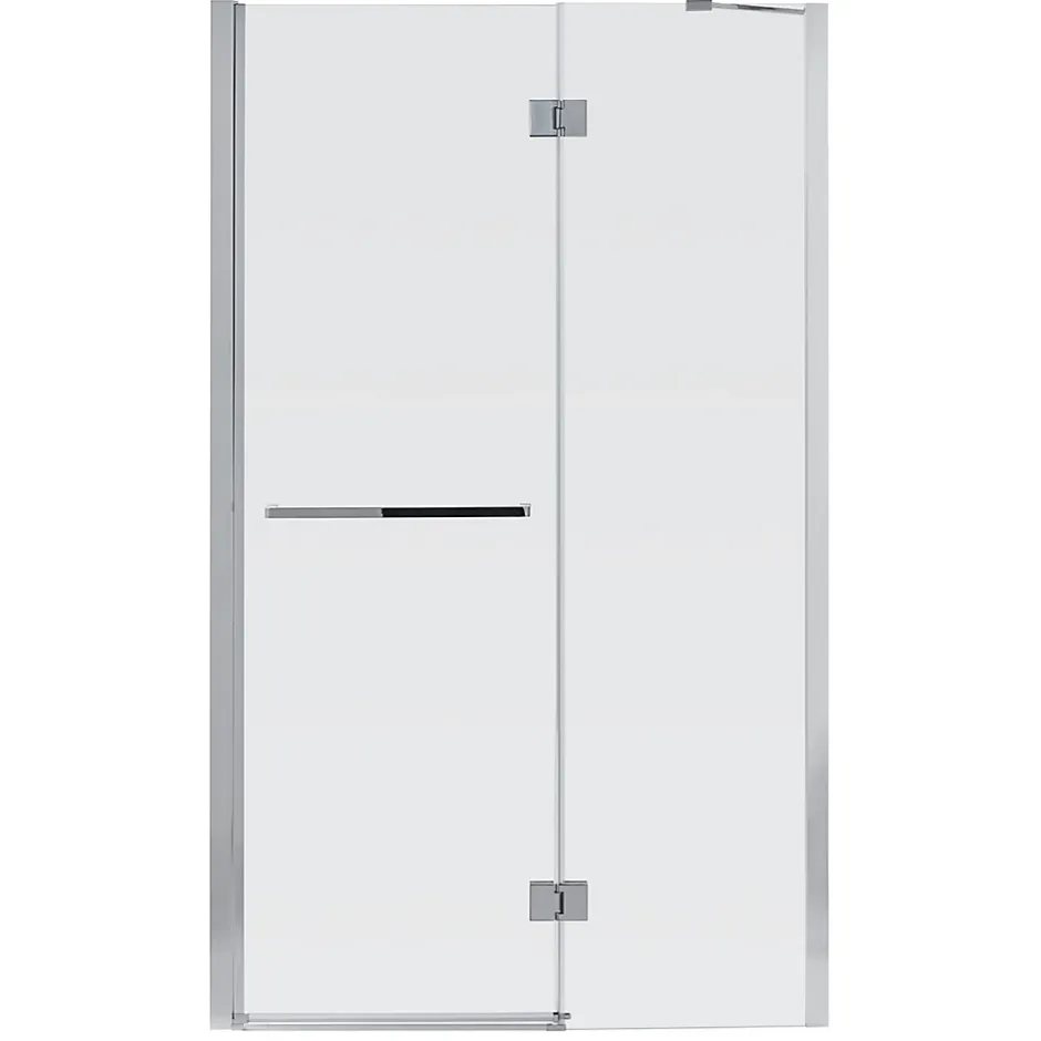 GoodHome Porte de douche semi pivotante Naya transparent 100 cm* Porte De Douche