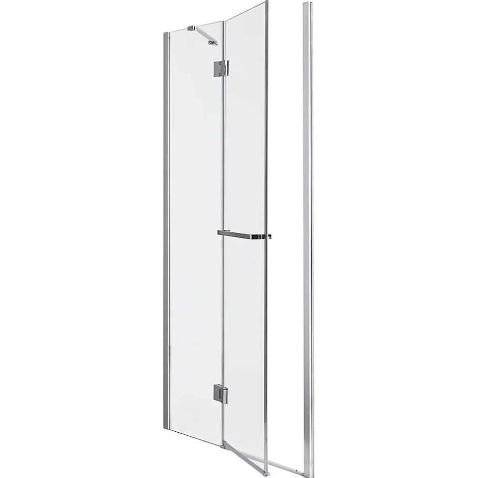 GoodHome Porte de douche semi pivotante Naya transparent 100 cm* Porte De Douche