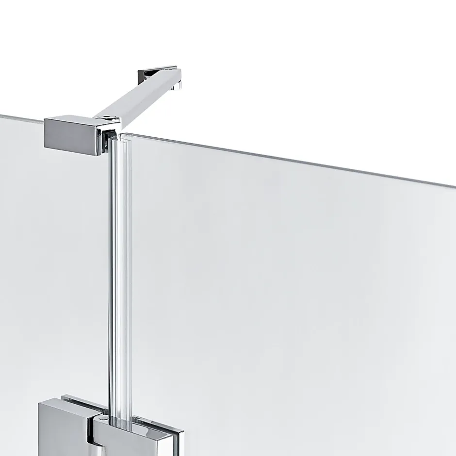 GoodHome Porte de douche semi pivotante Naya transparent 100 cm* Porte De Douche
