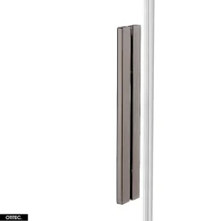 Otitec Porte de Douche Simple - 120 x 200 - GUNMETAL - SMART* Porte De Douche