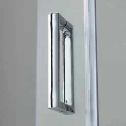 Kiamami Valentina Porte De Douche 80X80 Transparente Portes Coulissantes Profilés Chromés - Giada* Porte De Douche