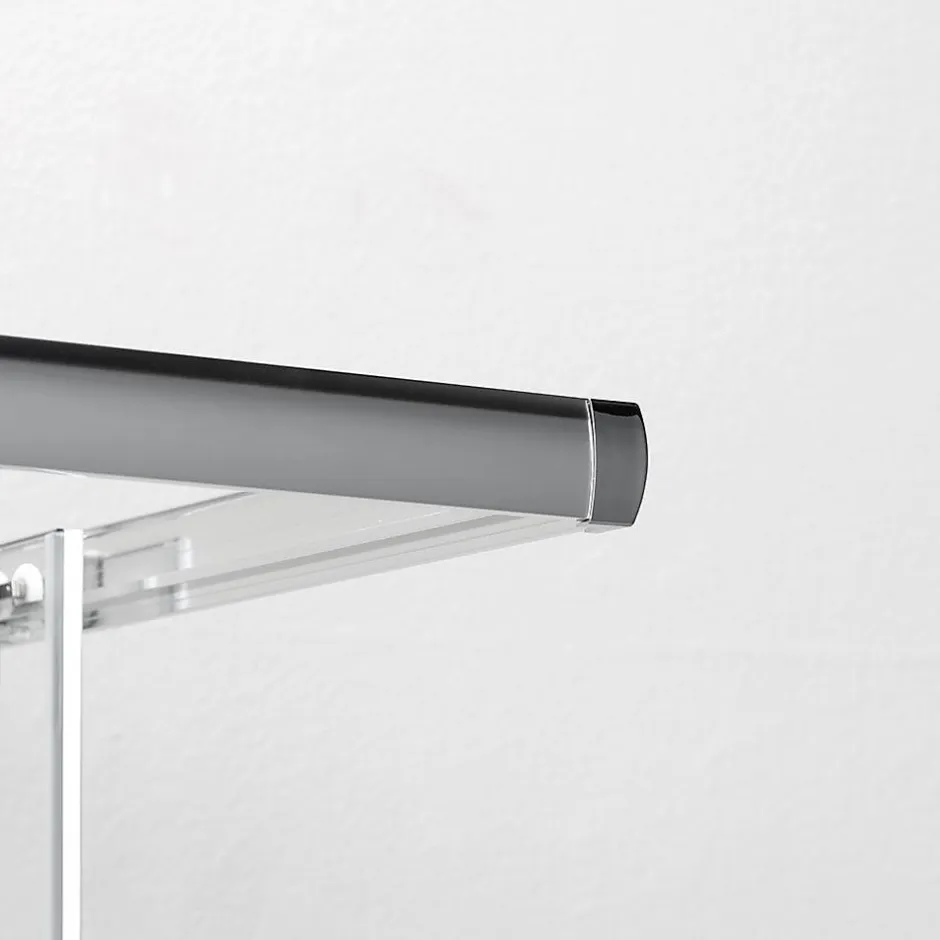 Kiamami Valentina Porte De Douche 80X80 Transparente Portes Coulissantes Profilés Chromés - Giada* Porte De Douche