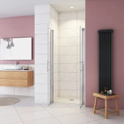 AICA Sanitaire Porte De douche 105x187cm avec en verre sécurit clair anticalcaire* Porte De Douche