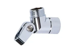 Porte douchette en ABS finition chromée* Pommeau De Douche, Flexible Et Barre De Douche