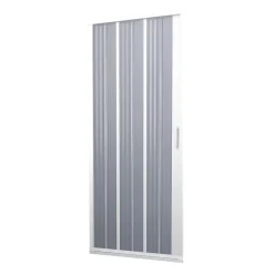 Forte Porte Paroi de douche en PVC 120CM H185 pliante avec ouverture latérale couleur Blanche mod. Flex