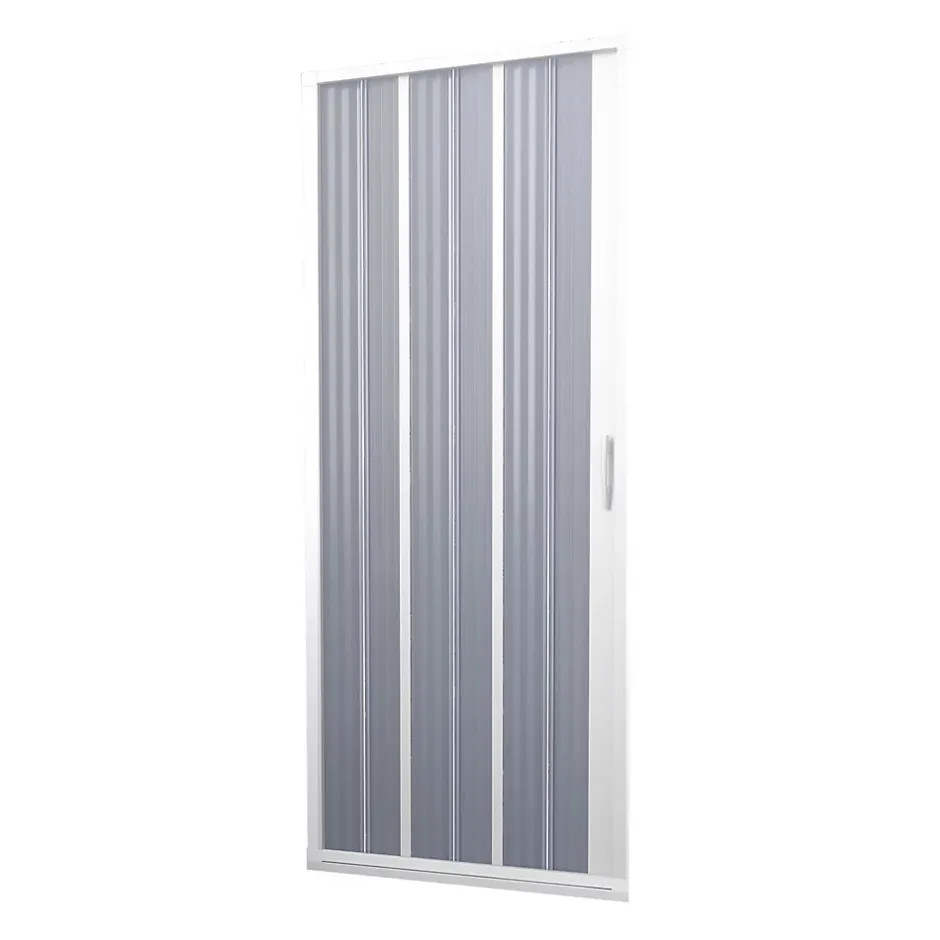 Forte Porte Paroi de douche en PVC 80CM H185 pliante avec ouverture latérale couleur Blanche mod. Flex* Porte De Douche