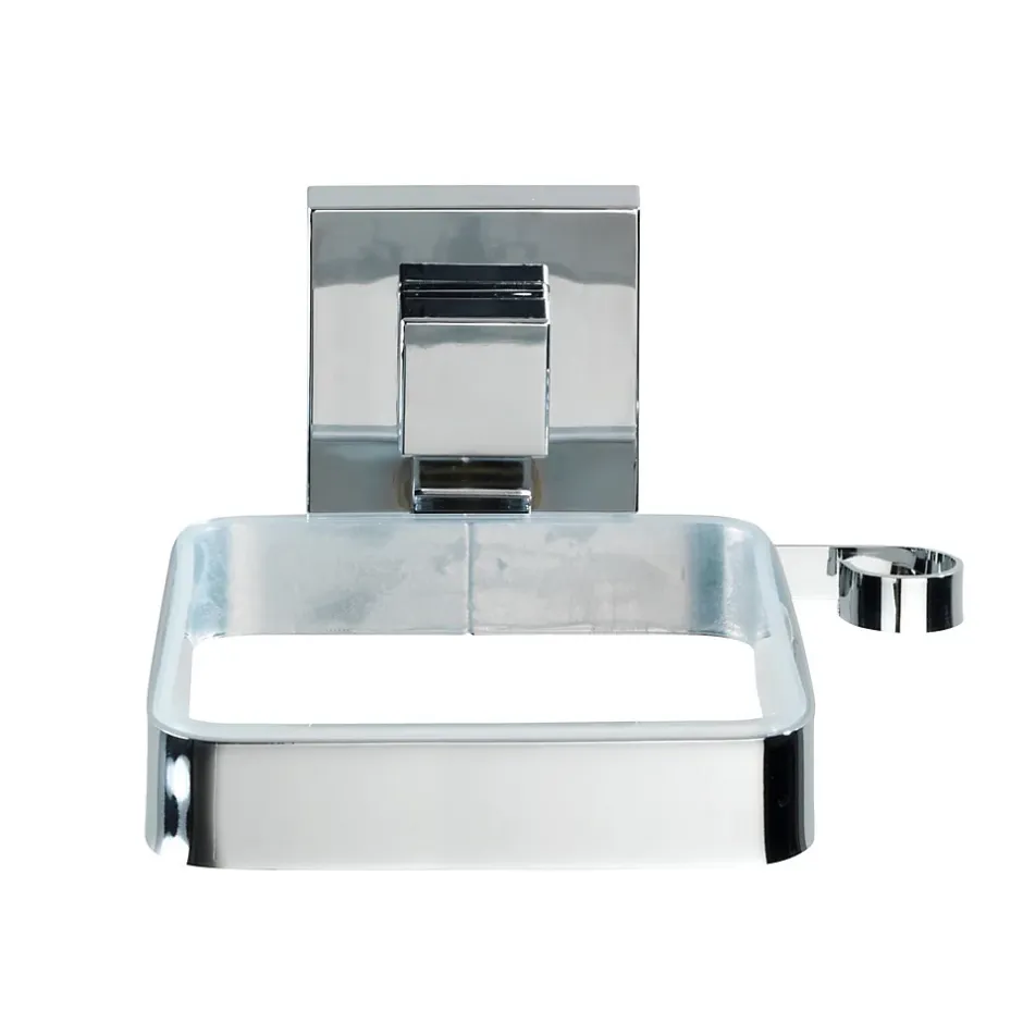 Wenko Porte sèche-cheveux en acier inox Quadro* Etagère Salle De Bains