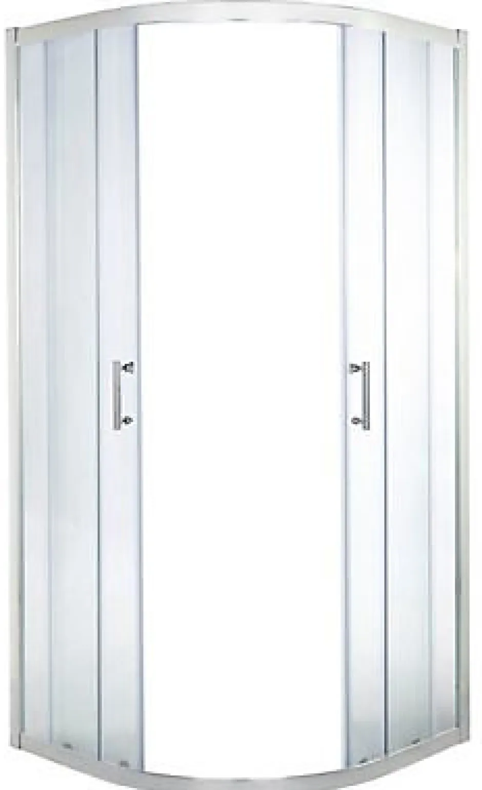 Cooke & Lewis Portes de douche angle circulaire Onega transparent 90 x 90 cm* Porte De Douche