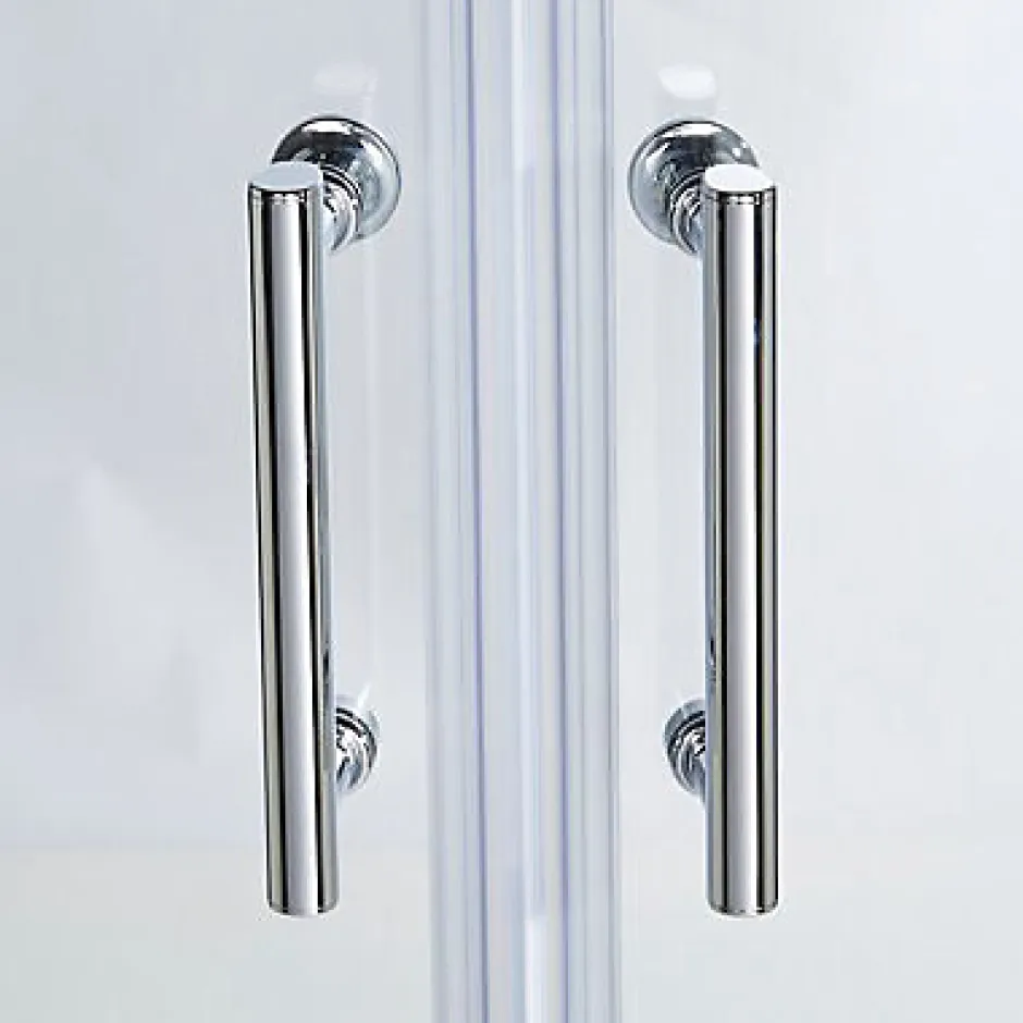 Cooke & Lewis Portes de douche angle circulaire Onega transparent 90 x 90 cm* Porte De Douche