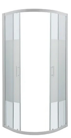 Cooke & Lewis Portes de douche angle circulaire Onega sérigraphié 80 x 80 cm* Porte De Douche