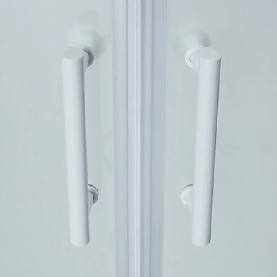 Cooke & Lewis Portes de douche angle circulaire Onega sérigraphié 80 x 80 cm* Porte De Douche