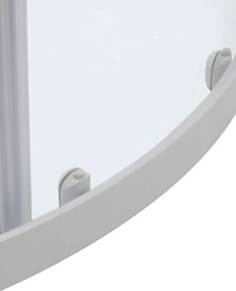 Cooke & Lewis Portes de douche angle circulaire Onega sérigraphié 80 x 80 cm* Porte De Douche