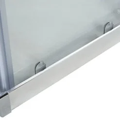 Cooke & Lewis Portes de douche angle droit Onega transparent 80 x 80 cm