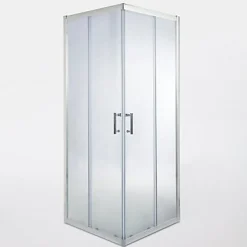 Cooke & Lewis Portes de douche angle droit Onega transparent 70 x 70 cm