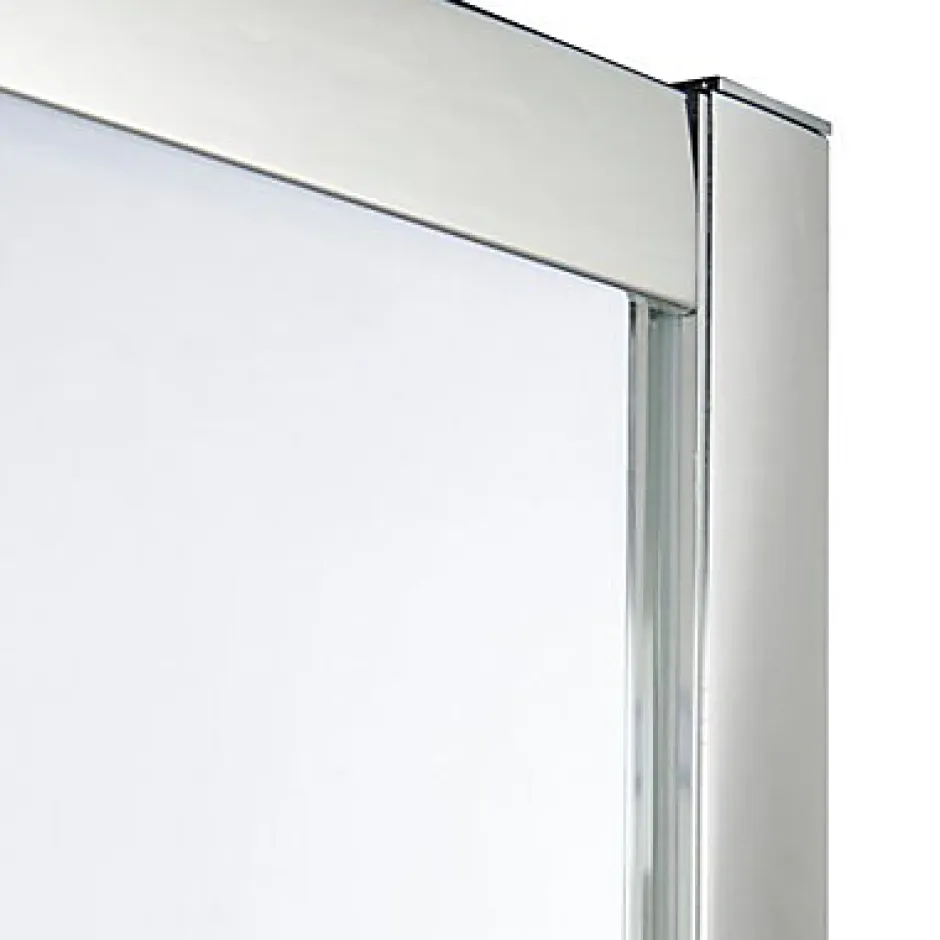 Cooke & Lewis Portes de douche angle droit Onega transparent 70 x 70 cm