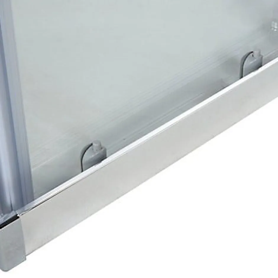Cooke & Lewis Portes de douche angle droit Onega transparent 70 x 70 cm