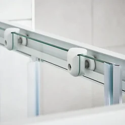 Cooke & Lewis Portes de douche angle droit Onega sérigraphié 70 x 70 cm