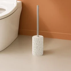 GoodHome Pot à balai WC Elland Terrazzo* Accessoire Wc