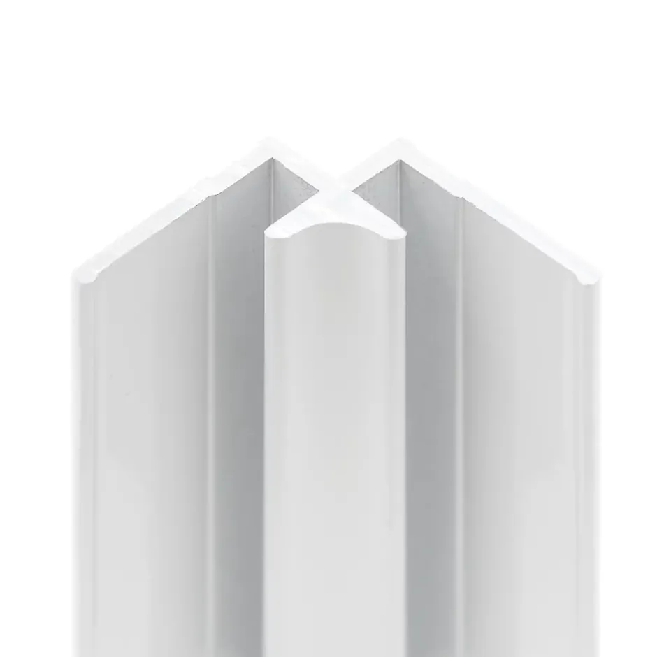 Schulte Profilé d'angle intérieur pour panneaux muraux DécoDesign, blanc