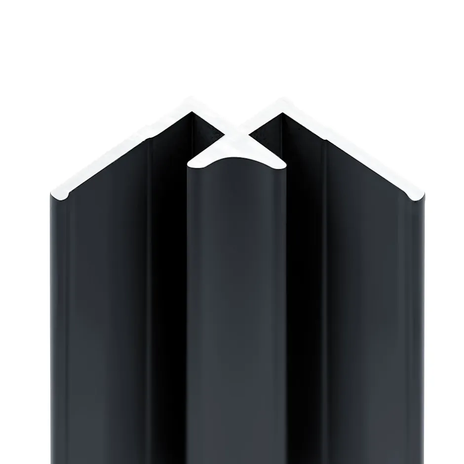 Schulte Profilé d'angle intérieur pour panneaux muraux DécoDesign, anthracite* Panneau Mural De Salle De Bains
