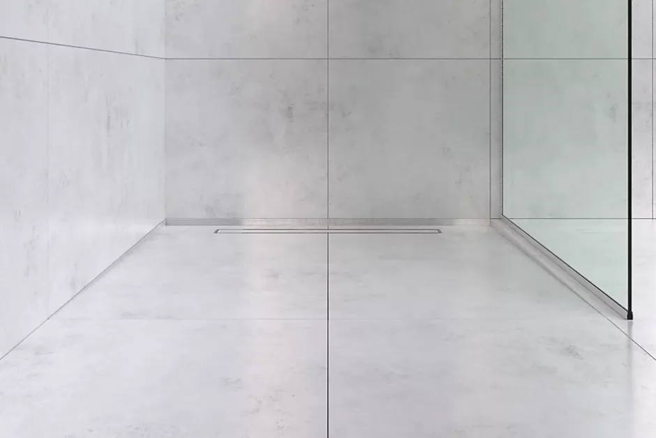 Ilcom Profil de douche LM en acier inoxydable Argent satiné - 11mm x 2440mm x 0,65 ep.