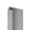 Schulte Profilé de fintion pour panneaux muraux DécoDesign, alu argenté